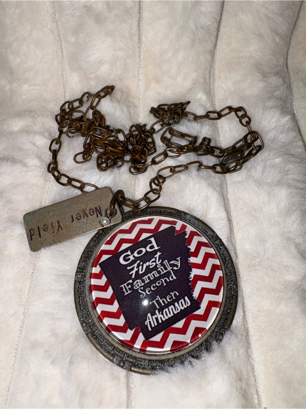 God First Long Necklace